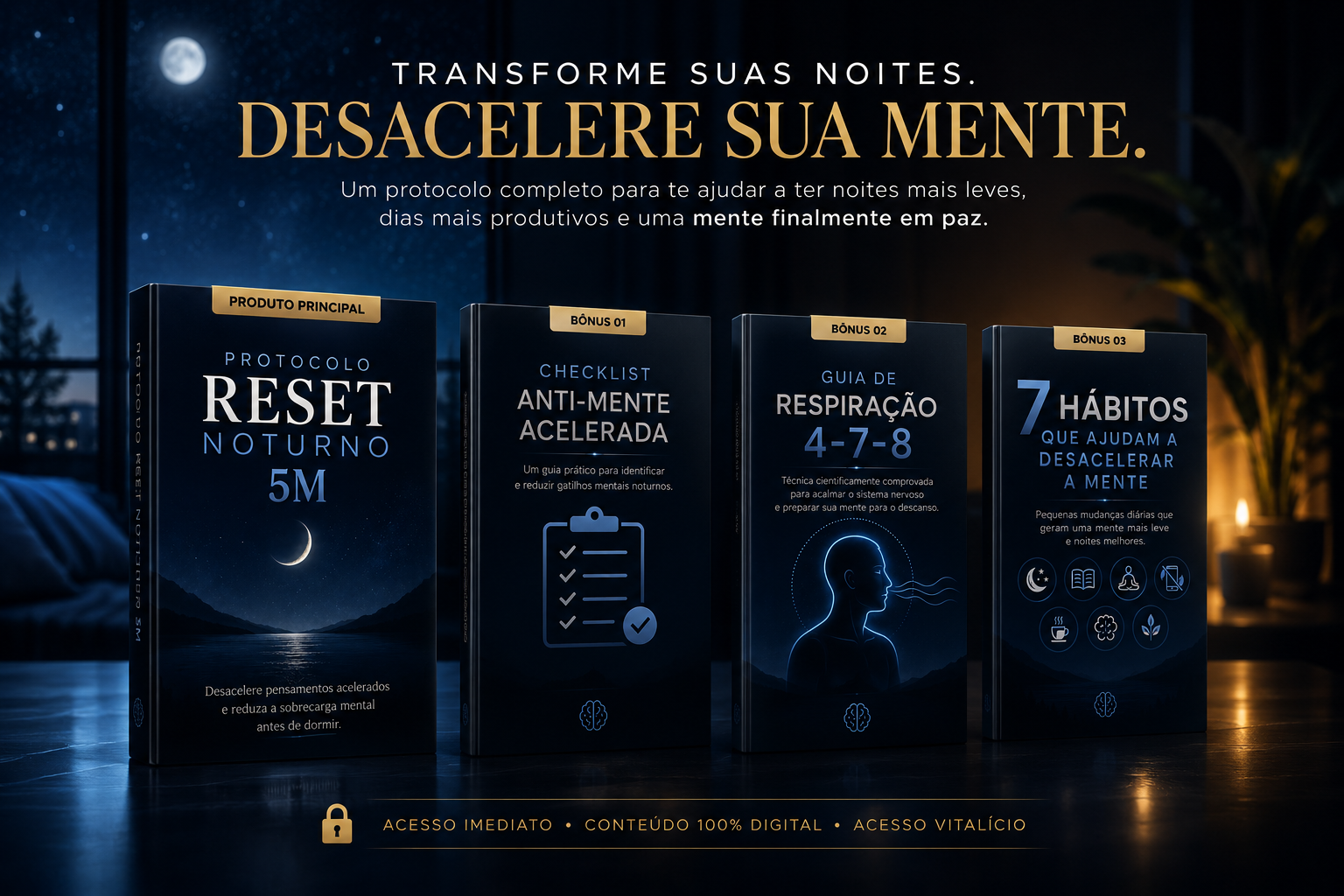 Protocolo Reset Noturno 5M e bônus inclusos